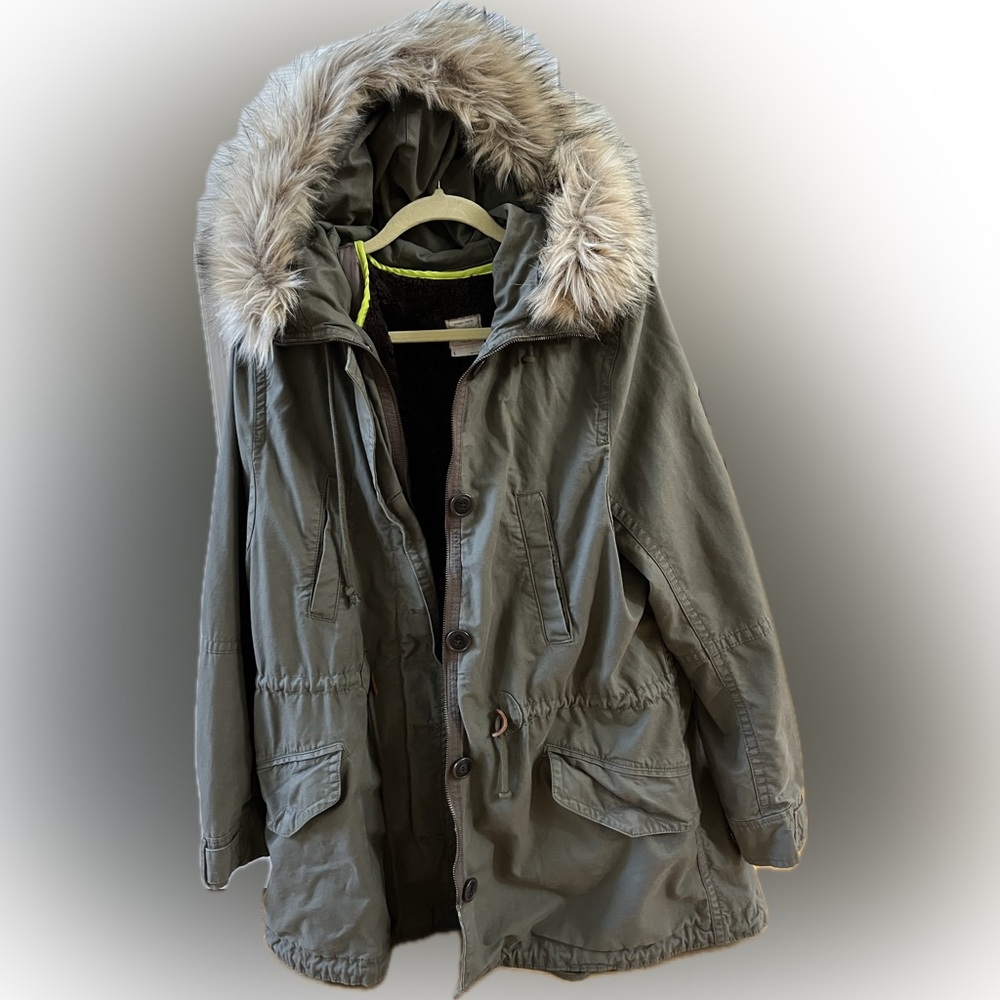 Gap Hooded Anorak Women’s Jacket Size L